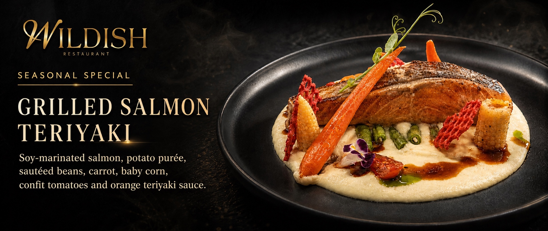 GRILLED SALMON TERIYAKI
